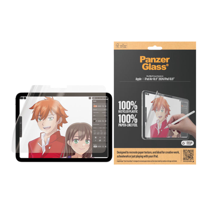 ฟิล์มกระดาษ Panzerglass GraphicPaper สำหรับ iPad 10.9 G10 และ Air 11 G6
