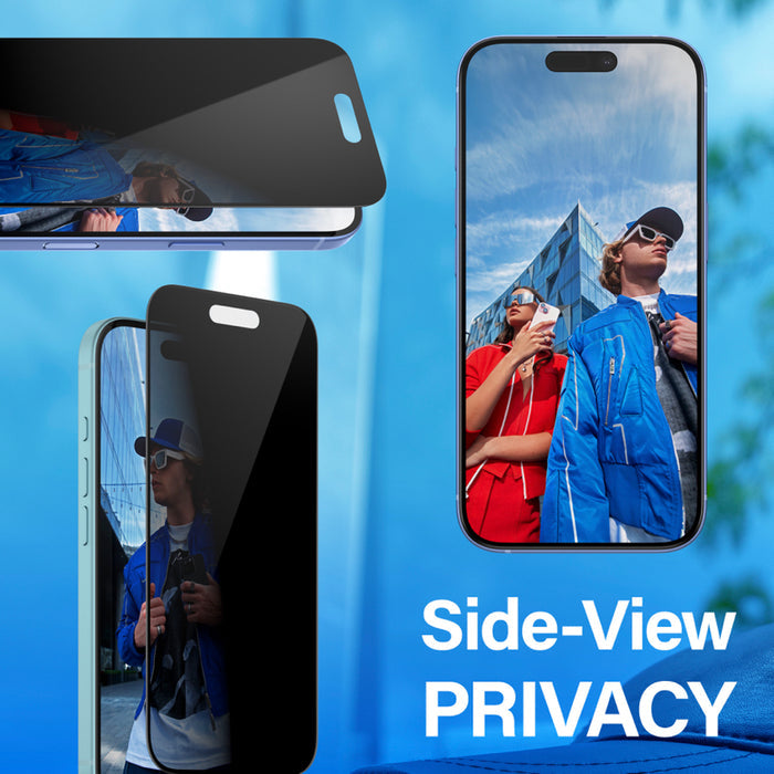 ฟิล์มกันรอยแบบเพิ่มความเป็นส่วนตัว Panzerglass Ultra Wide Fit สำหรับ iPhone 16 Pro
