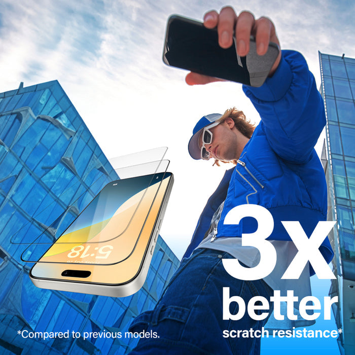 ฟิล์มกันแสงสะท้อนและกันแสงสีฟ้า Panzerglass Ultra Wide Fit  สำหรับ iPhone 16