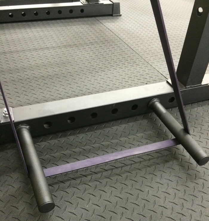 Peg Bars used for resistance training at base of Guillotine or Goliath Power Cage