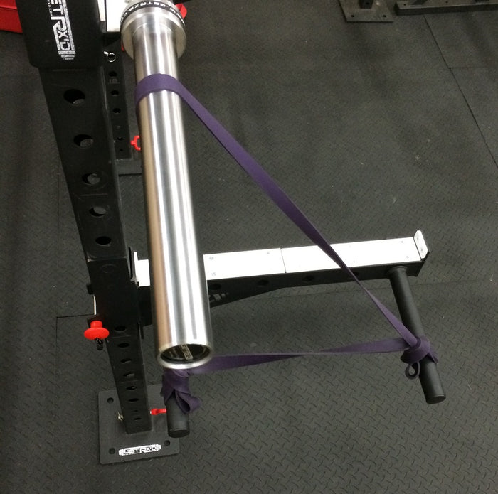 Peg Bars used for resistance training in a Builder Rig Spotter Arm