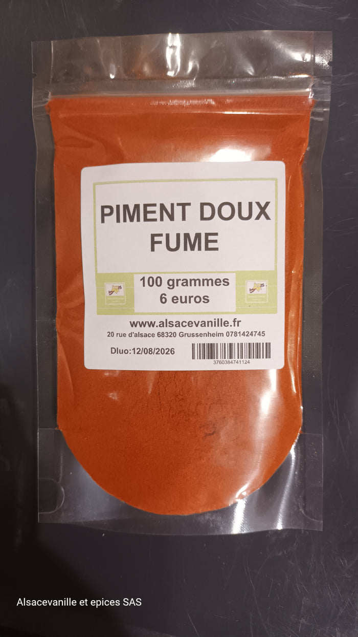 Piment doux fume 100 grammes