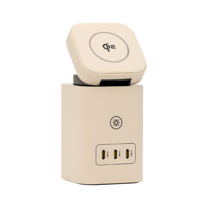 PISEN 120W GaN Desktop Charger รองรับชาร์จ MacBook และโน้ตบุ๊กผ่าน USB-C 100W พร้อมชาร์จไร้สาย 15W และอุปกรณ์ได้สูงสุด 6 เครื่อง