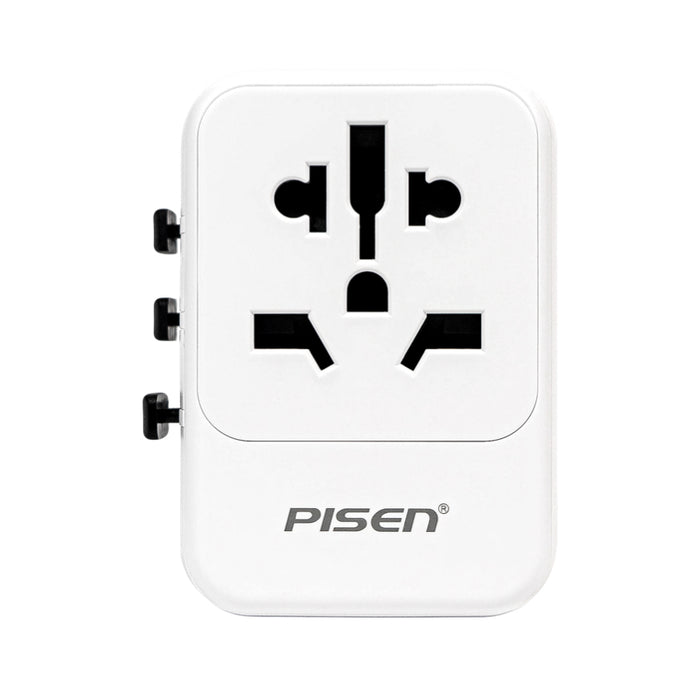 หัวชาร์จ PISEN Global Travel 35W 5-Port GaN - White