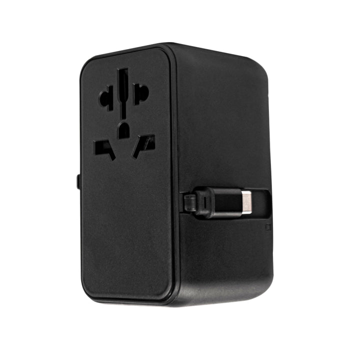 หัวชาร์จ PISEN Global Travel 65W 5-Port GaN - Black