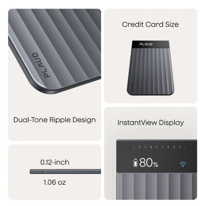 เครื่องบันทึกเสียง PLAUD Note Pro - Black