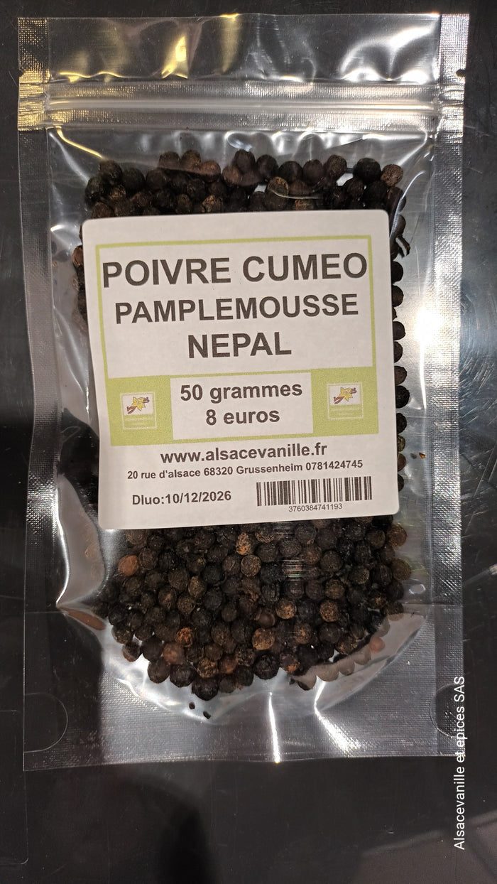 Poivre Cumeo Pamplemousse du Népal – 50g