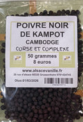 Poivre Kampot Noir du Cambodge – 50g