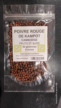 Poivre Kampot Rouge du Cambodge – 40g