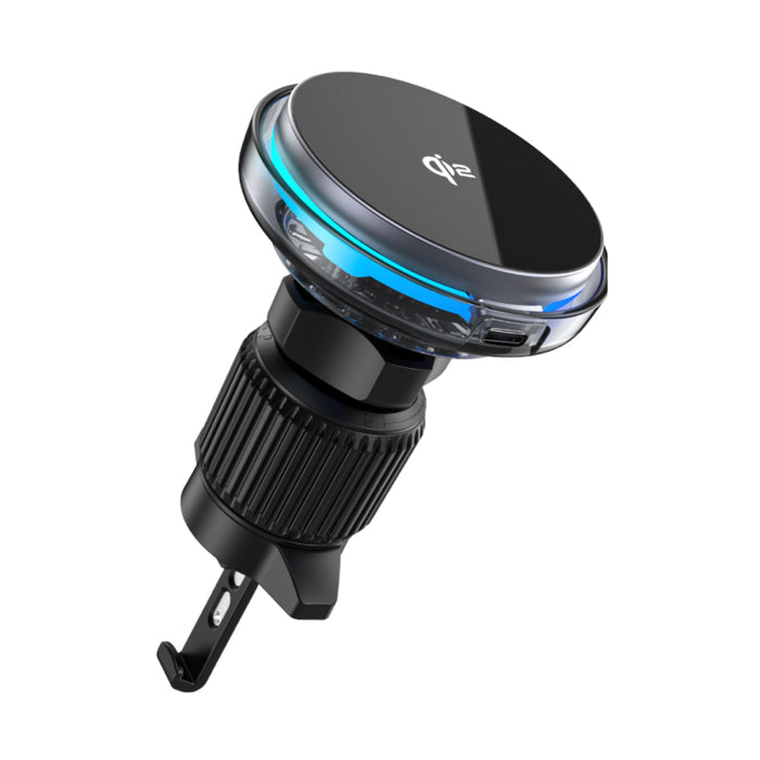 หัวชาร์จในรถยนต์ Qi2 MagLeap Car Wireless Charger 15W สี ดำ