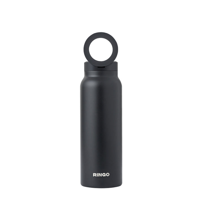 ขวดนํ้า Ringo Bottle ขนาด 710 มล. พร้อมที่วางโทรศัพท์มือถือ สี Black