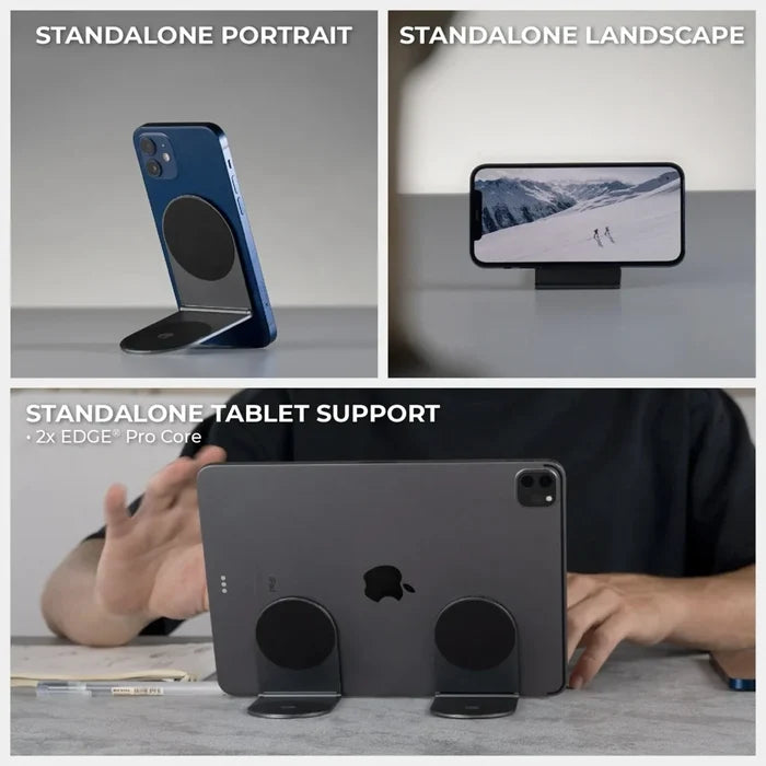ที่วางโทรศัพท์มือถือ และ แท็บเล็ต Rolling Square EDGE Pro Core สี Gray
