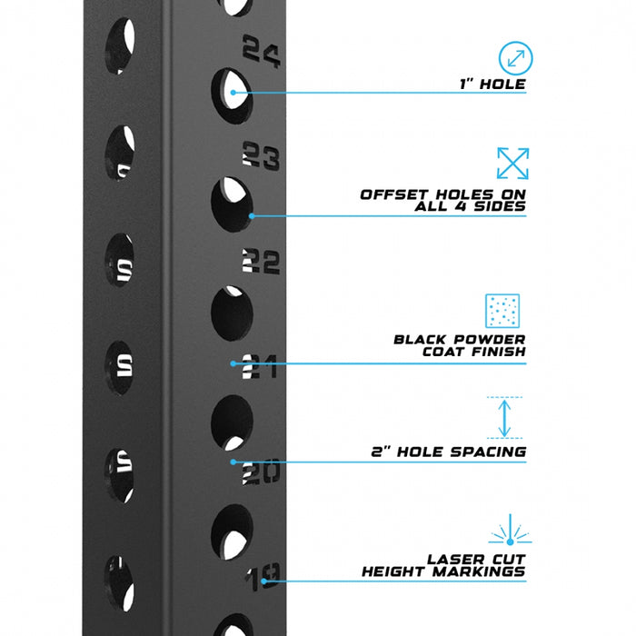 RX3 Black 84" Upright