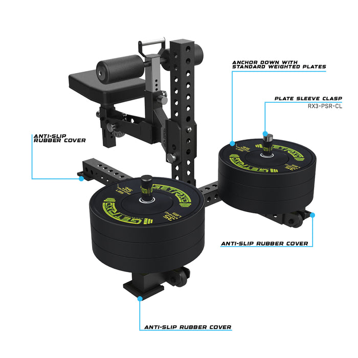 anchor down with standard weight plates