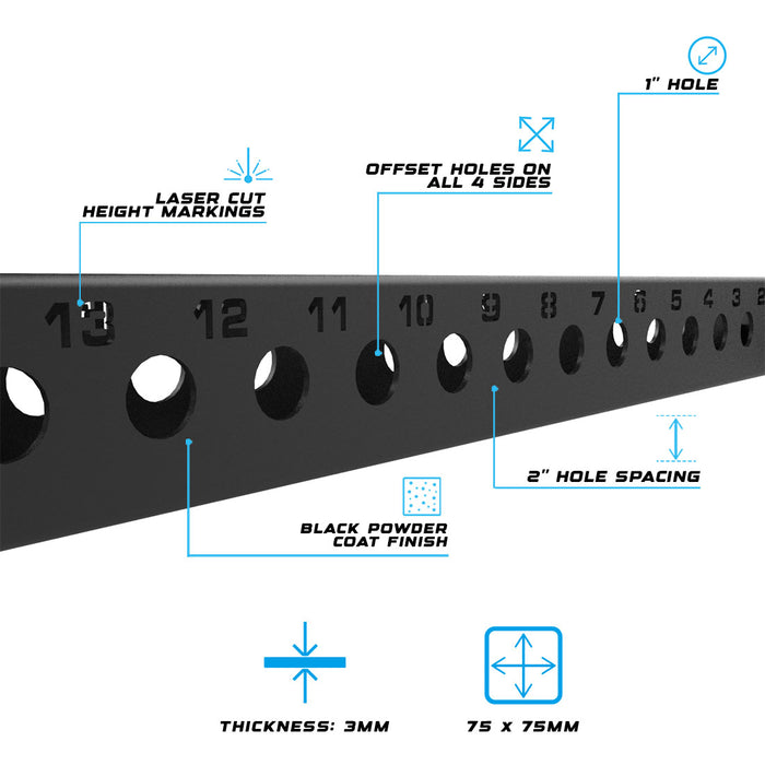 RX3 Stabilizer for Front Foot Extension and 3000 features