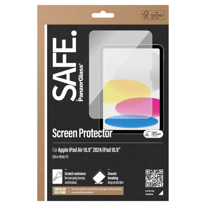 ฟิล์มกระจกกันรอย Safe Glass สำหรับ iPad 10.9 รุ่นที่ 10 และ Air 11 รุ่นที่ 6