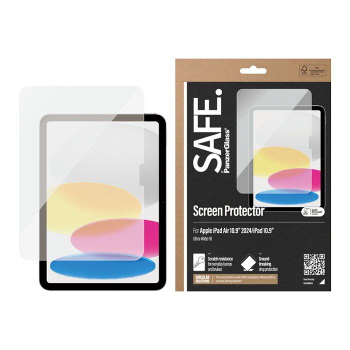 ฟิล์มกระจกกันรอย Safe Glass สำหรับ iPad 10.9 รุ่นที่ 10 และ Air 11 รุ่นที่ 6