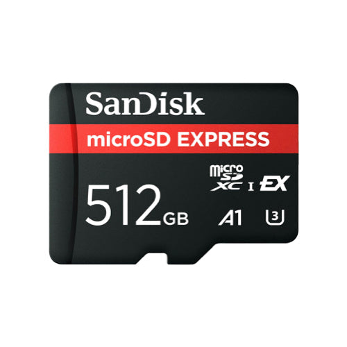 SanDisk microSD Express 512GB อ่านเร็วสูงสุด 880MB/s เขียน 650MB/s รองรับ PCIe Gen 3-NVMe ทนทาน กันน้ำ กันกระแทก