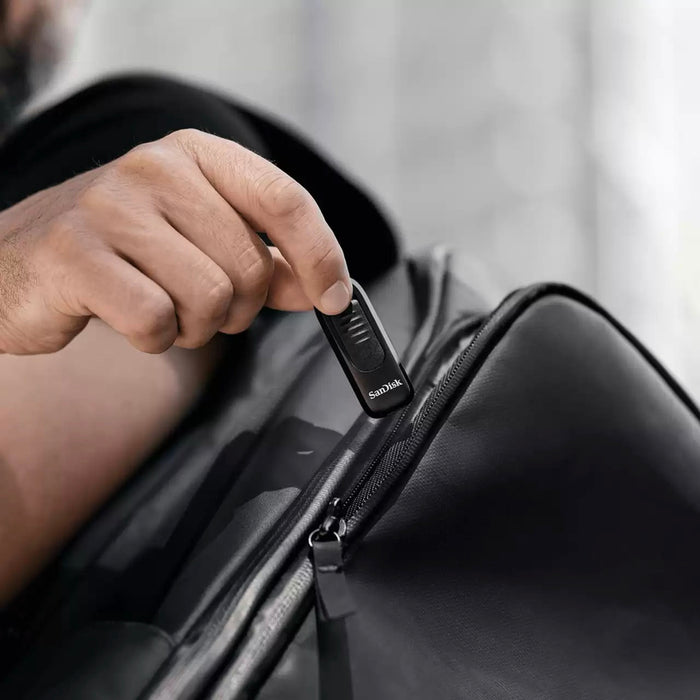 แฟลชไดรฟ์ Ultra Slider (128GB) พกพาสะดวก แบรนด์ SANDISK