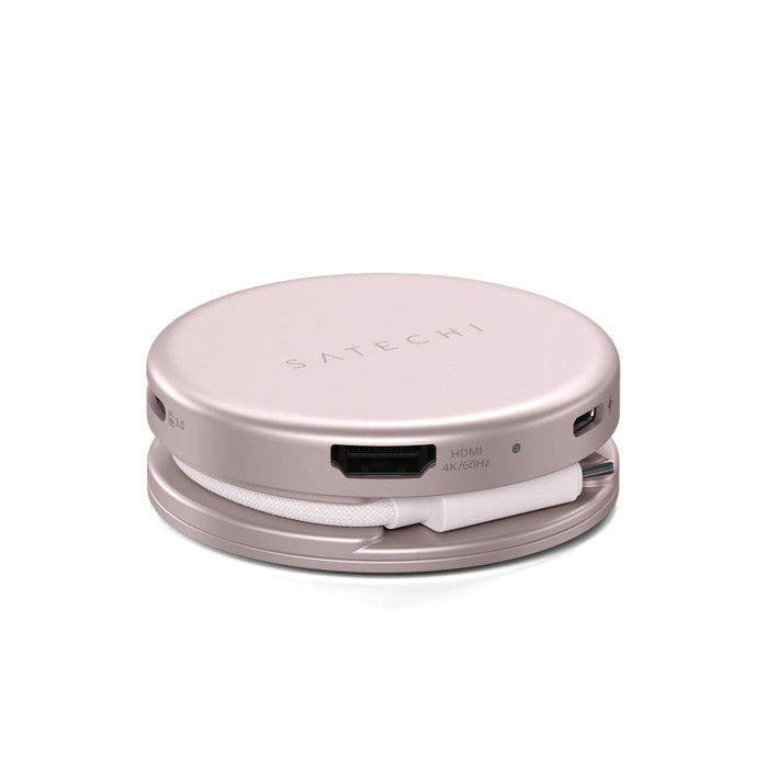 Satechi OntheGo 5-in-1 USB-C Hub Blush