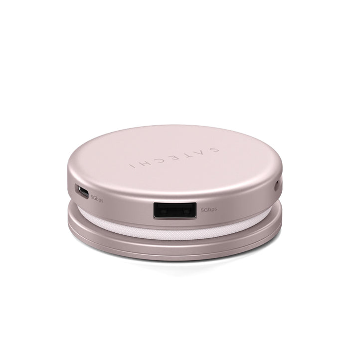 Satechi OntheGo 5-in-1 USB-C Adapter for Laptops Blush