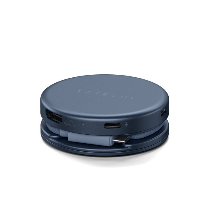 Satechi OntheGo 5-in-1 Multiport Adapter in Indigo