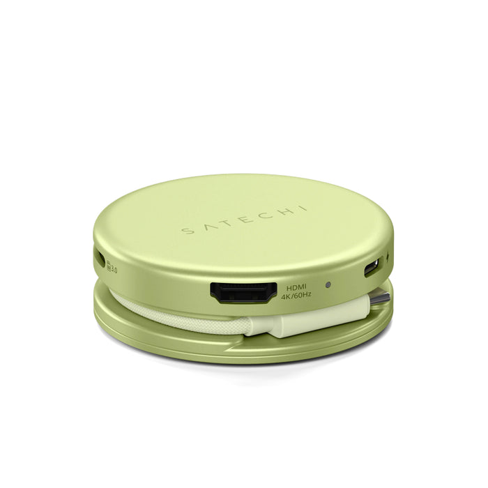 Satechi OntheGo 5-in-1 USB-C Hub Citrus