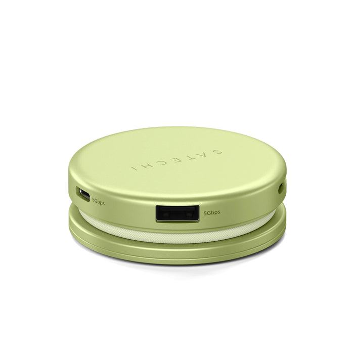 Satechi OntheGo 5-in-1 USB-C Adapter for Laptops Citrus