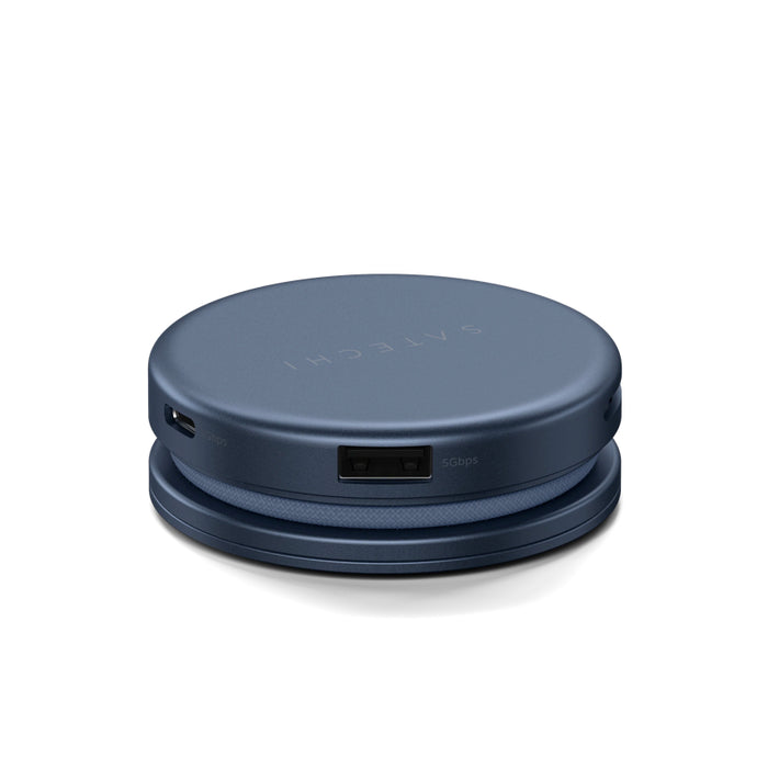 Satechi OntheGo 5-in-1 USB-C Adapter for Laptops Indigo