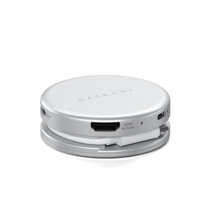 Satechi OntheGo 5-in-1 USB-C Hub Silver