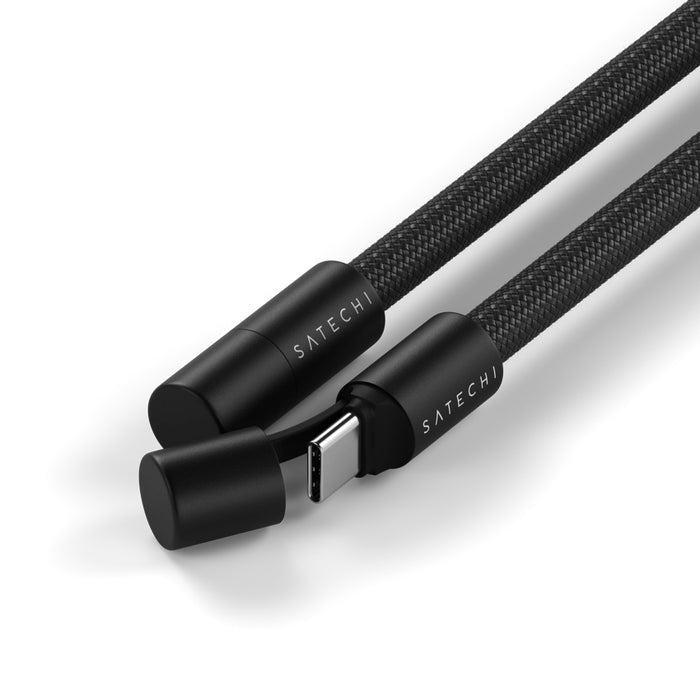 สายคล้องโทรศัพท์มือถือ OntheGo และ สาย USB-C สี Black มีหัวปิด USB-C แบรนด์ SATECHI