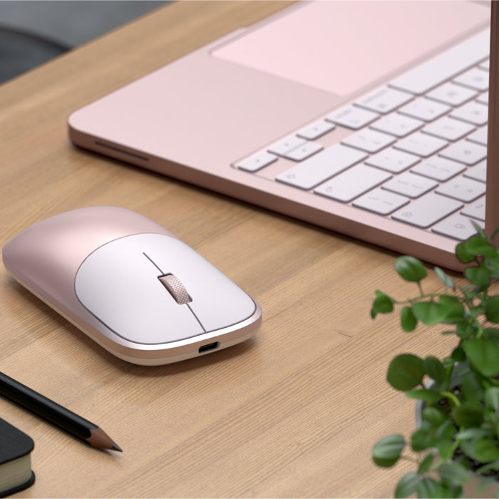Satechi Slim EX Compact Wireless Mouse Blush