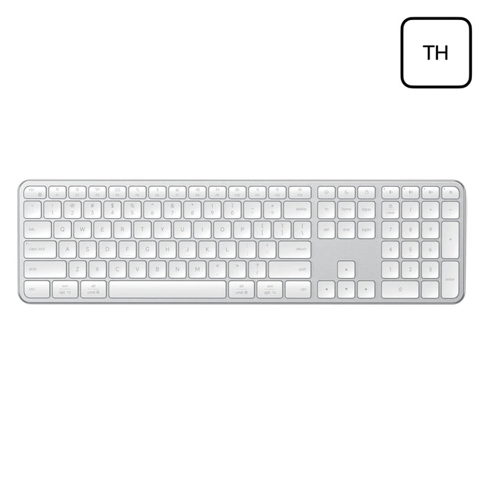 Satechi Slim EX3 Wireless Keyboard สี Silver ภาษาไทย