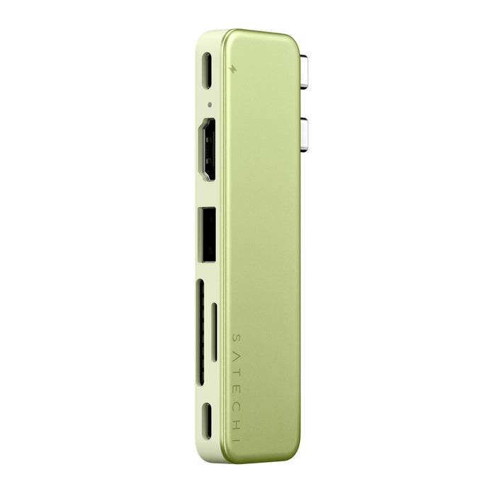 Satechi USB-C Snap Hub Portable USB-C Hub Citrus