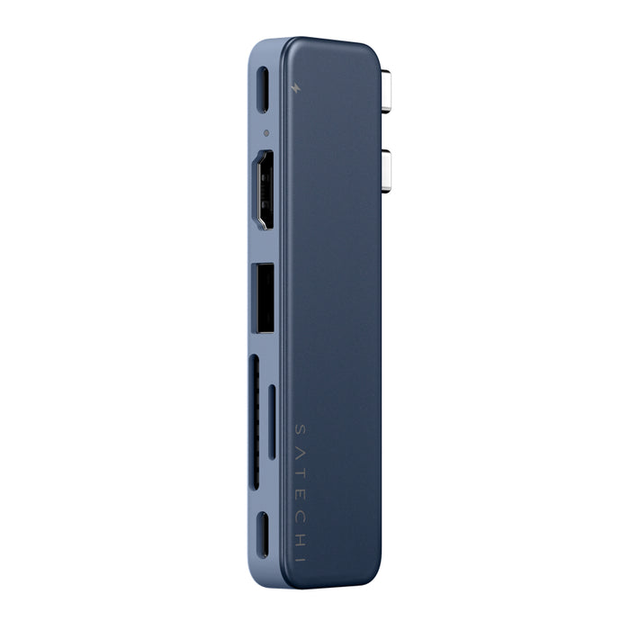 Satechi USB-C Snap Hub USB-C Adapter Indigo