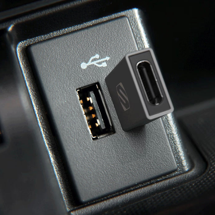 Scosche Adapter Kit อะแดปเตอร์ USB-A to USB-C สำหรับชาร์จบนรถยนต์