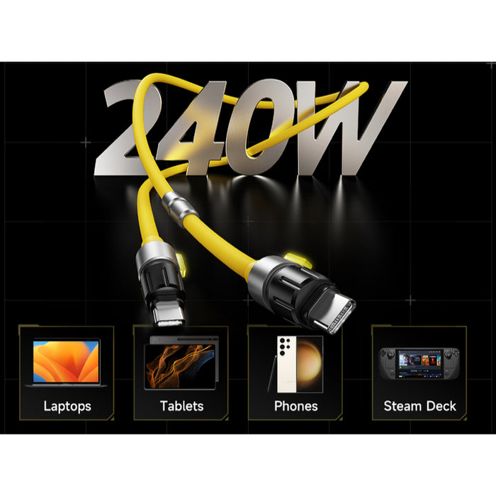 สายชาร์จ Phantom C to C Cable 240W (1.2m) ชาร์จเร็ว 240 วัตต์ แบรนด์ SHARGE