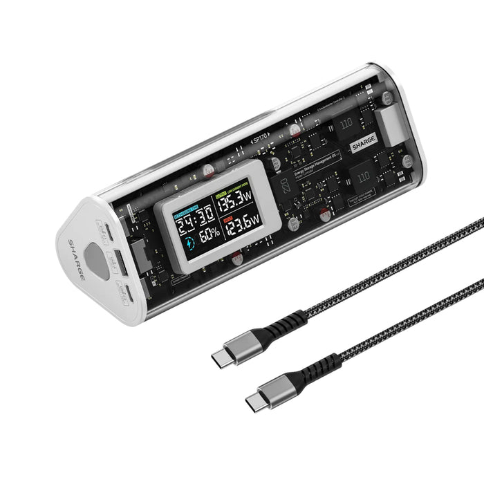 แบตเตอรี่สำรองพกพา Shargeek170 - White แบรนด์ SHARGE