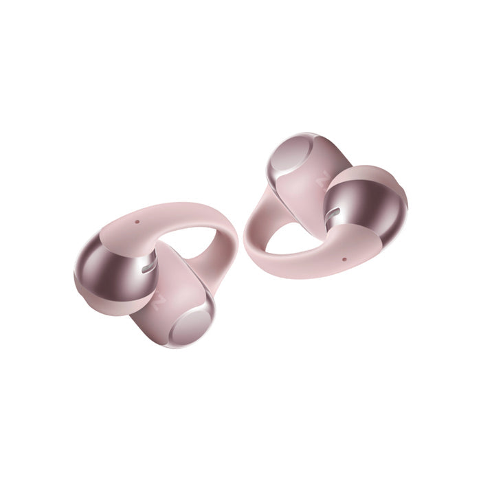 ดีไซน์มินิมอลของ Shokz OpenDots One สีชมพู เหมาะกับทุกโอกาส