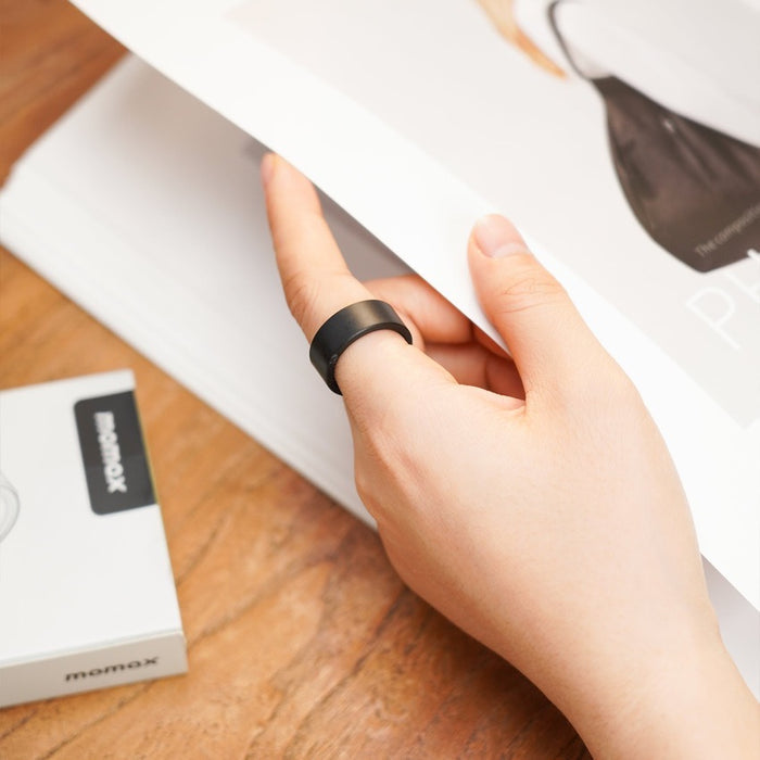 แหวน Size 10 Momax 1-Sense Active Smart (Black+Rose Gold)