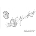 SLD-XT3-PT-93FWAsy: 10" Front WheelAssembly for XT3 Sled