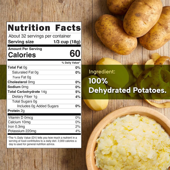 Snackathon 100% Potato Flakes, Instant Mashed Potatoes Snackathon