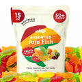 Snackathon Assorted Juju Fish Candy, Lime, Cherry, Orange & Lemon Flavors, 15 Ounce Snackathon Assorted Juju Fish 15 Ounce