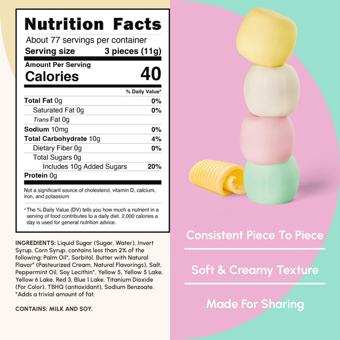 Snackathon Assorted Pastel Buttermints Snackathon Foods