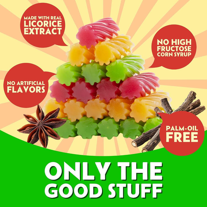 Snackathon Australian Licorice Candy, Natural Mixed Fruit Twists, Soft & Chewy Classic Gourmet Treat for Parties, Candy Bowls & Snacking, Made in Australia (Copy) Snackathon Foods