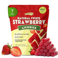 Snackathon Australian Licorice Candy, Natural Strawberry Twists, Resealable Bag, Soft & Chewy Classic Gourmet Licorice for Parties, Snacking & Candy Bowls, Made in Australia Snackathon Strawberry Twists 7 Ounce