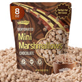Snackathon Chocolate Mini Dehydrated Marshmallows – 8 oz Resealable Bag (Crunchy Topping for Hot Chocolate, Baking & Desserts) Snackathon