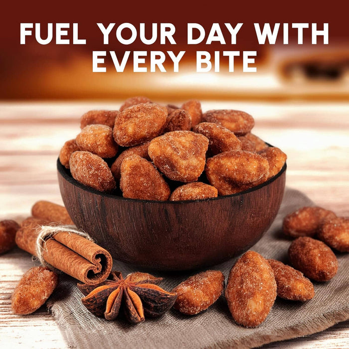 Snackathon Cinnamon Toffee Almonds, Resealable Bag Snackathon
