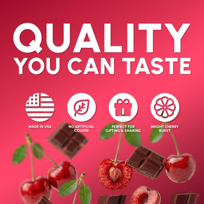 Snackathon Dark Chocolate Cherry Sticks, Resealable Bag Snackathon