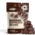Snackathon Dark Chocolate Covered Espresso Beans Bulk, Resealable Snack Pack, Gourmet Chocolate Covered Coffee Beans, Bold Coffee Candy Treat, Perfect Coffee Lover Gifts Snackathon 7 Ounce